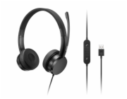 Lenovo - Náhlavní souprava - náhlavní - kabelové - USB-A - černá - CRU - pro ThinkCentre M60q Chromebox; M70t Gen 3; ThinkCentre neo 70; ThinkPad E14 Gen 3