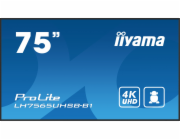 iiyama ProLite LH7565UHSB-B1 - 75" Třída úhlopříčky (74.5" zobrazitelný) displej LCD s LED podsvícením - digital signage - Android - 4K UHD (2160p) 3840 x 2160 - černá