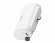 Baseus Compact P10068306213-00 Lithium-iontová powerbanka 5000 mAh Bílá