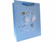 JU-PITER Dárková taška slon / čáp 1017A 31x42x12cm p12, cena za 1 ks.
