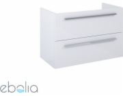 Alkotest A857972806 / ROCA / KWADRO / KOUPELNA 80 CM SE 2 ZÁSUVKAMI, K DOPLNĚNÍ SKŘÍŇKŮ A DOLŮ, BÍLÝ LESK / NÁHRADNÍ 166716 /