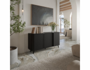 Cama Komoda VOLARE 151 x 39 x 75 cm černá