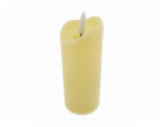 Svíčka dekorační LED bateriová 13 cm žlutá vanilka (2xAA)
