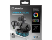 SLUCHÁTKA DEFENDER BLUETOOTH CYBERDOTS 250 GAMING ČERNÁ