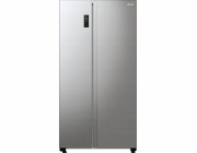 Gorenje NRR9185EAXL lednice s mrazničkou (vedle sebe) Stojací 550 l E Stříbrná