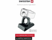 Swissten hliníkový stojánek pro apple watch šedý