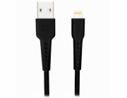 Swissten datový kabelusb/lightning černý 1,2m  (eco balení)