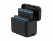 TELESIN 2-slot charger + card storage for Insta360 X4