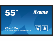 iiyama ProLite TF5539AS-B1AG - 55" Třída úhlopříčky (54.6" zobrazitelný) displej LCD s LED podsvícením - digital signage - s vestavěný mediální přehrávač a dotyková obrazovka (multi touch) - Android -