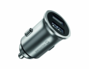 Swissten cl adaptér 2x usb 4,8a metal stříbrný
