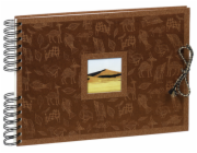 Album Exacompta Krea Africa 32x22 50 stran, tmavohnědé