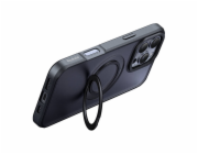McDodo PC-4933 MagSafe case for iPhone 16 Pro Max with stand (black)