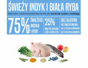 ARQUIVET Fresh Senior & Light Krůtí a Ryba - poloměkké krmivo pro psy - 10 kg