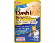 INABA CAT Dashi Delights Jemné vločky Kuřecí s tuňákem - pochoutka pro kočky - 40g