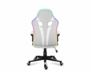 Herní židle Huzaro Force 2.5 RGB WHITE MESH