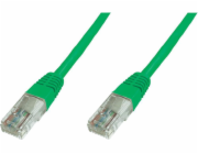 Digitus Patch Cable, CAT 6 UTP, AWG 26, měď, zelený 1m