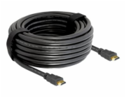 Delock High Speed HDMI with Ethernet - Kabel HDMI s ethernetem - HDMI s piny (male) do HDMI s piny (male) - 10 m