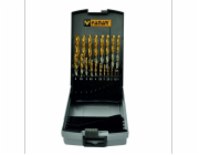 Univerzální vrták Vrták nwka fi 1,00-10,00 mm 19pc CZW-19 HSSE Tin Inox