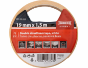 OBOUSTRANNÁ PĚNOVÁ PÁSKA, BÍLÁ 19 MM X 1,5 M [EXPERT] - 1 ks