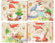 JU-PITER Dekorativní vánoční dárková taška SD20 2535A 30x42x20cm p12 mix cena za 1 ks