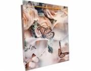 JU-PITER Dárková taška laminovaná Motýli 128g 001L 31,5x39,5x9cm p12, cena za 1 ks.