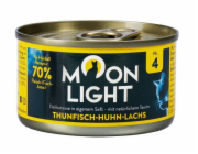 MOONLIGHT Dinner Nr 4 Tuna, chicken and salmon - mokré krmivo pro kočky - 80g