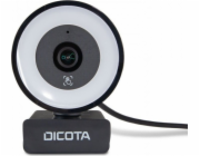 DICOTA Ringlight - Webkamera - barevný - 5 Mpix - 2592 x 1944 - audio - USB 2.0
