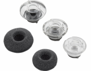 Poly - Souprava špiček do ucha pro náhlavní souprava Bluetooth - střední - černá (balení 3) - pro Poly Voyager Legend