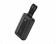 Anker Power Bank 10000mAh, 30W, s USB-C a Lightning kabelem, černá