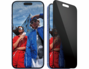 PanzerGlass - Ochrana obrazovky pro mobilní telefon - ultra široký tvar - sklo - s bezpečnostním filtrem - dvoucestné - barva rámu černá - pro Apple iPhone 16 Plus