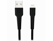 Swissten datový kabel usb / lightning 1,0 m černý