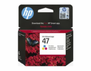 HP 47 - 14 ml - barva (azurová, purpurová, žlutá) - originální - Ink Advantage - inkoustová cartridge