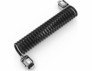 Compulocks Dual Head Coiled Keyed Cable Lock - Bezpečnostní kabelový zámek