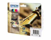 Epson 16 Multipack - 4-balení - černá, žlutá, azurová, purpurová - originální - blistr s RF / akustickým alarmem - inkoustová cartridge - pro WorkForce WF-2010, 2510, 2520, 2530, 2540, 2630, 2650, 266