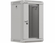 LANBERG RACKOVÁ SKŘÍŇ 10" PRO MONTÁŽ NA STĚNU 9U/300X300 (PLOCHÉ BALENÍ) S PROSKLENÝMI DVEŘMI ŠEDÁ 