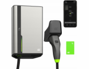 Green Cell HabuDen Wallbox 22kW 32A 7.5m NFC Cable Type 2 Smart EV Charging Station with GC App Bluetooth WiFi