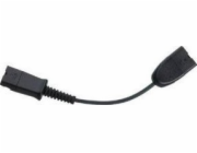 Poly - Kabel náhlavní soupravy - 4kolíkové rychlé odpojení do 6kolíkový konektor pro rychlé odpojení - 13 cm