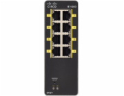 Cisco Industrial Ethernet 1000 Series - Přepínač - řízený - 2 x 10/100 (uplink) + 6 x 10/100 (downlink) - lze montovat na konzolu DIN - DC power