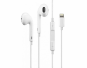 PLATINET FIESTA EARPHONES WITH MIC LIGHTNING WHITE