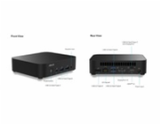 ASUS NUC 14 Essential RNUC14MNK1500002/N150 Procesor/DDR5-4800 SODIMM/USB-A,C/M.2 2280/Wi-Fi/LAN/EU Napájecí kabel