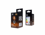LED žárovka Forever E27 G45 4W COG gold teplá bílá (2200K)