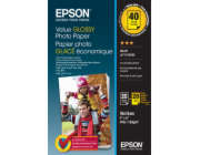 Epson Value Photo Paper Glossy - Lesklý - 100 x 150 mm 20 listy fotografický papír (balení 2) - pro Expression Home HD XP-15000; Expression Premium XP-900, XP-900 Stickers