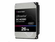 WD Ultrastar DC HC590 0F65672 - Pevný disk - Datové centrum - šifrovaný - 26 TB - interní - 3.5" - SATA 6Gb/s - 7200 ot/min. - vyrovnávací paměť: 512 MB - TCG Encryption