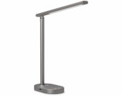 CONNECT IT SHINE stolní LED lampička,USB výstup, ŠEDÁ