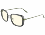 GUNNAR kancelářske/herní brýle FALLOUT VAULT 33 /GUNMETAL-OLIVE / * čirá skla * BLF 35 * GUNNAR focus