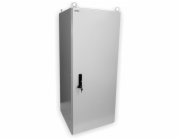 19" venkovní rozvaděč IP55 30U/600mm plech.dveře, 3-bod.zámek