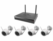 EZVIZ H3C 2K+ Wi-Fi KIT/ bullet/ 4Mpix/ 1x NVR CS-X5S-R100-8W/ 4x IP kamera H3C 2K+/ HDMI/ VGA/ Wi-Fi/ LAN