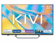 KIVI - 32 , FHD, Android TV 11, Černá, 1920x1080, 60 Hz,rep. 2x8W, 26 kWh/1000h , BT5.1, HDMI 3x, USB 2x