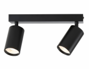 IMMAX NEO LITE PUNTO-2 SMART bodové svítidlo černé zdroj 2xGU10 6W, RGB+CCT, Wi-Fi, BEACON, TUYA