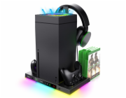 iPega XBX024S Multifunkční Nabíjecí RGB Stojan s Chlazením pro Xbox